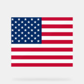 Patriottisch Amerikaans Vlag Acryl Teken Bord (Voorkant)