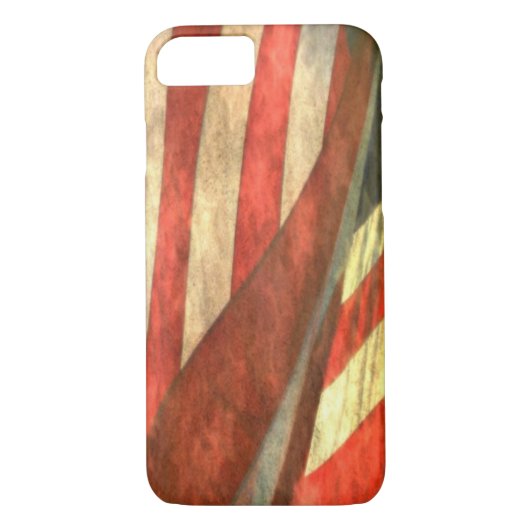 Patriottisch Amerikaans Vlag iPhone 7 Hoesje (Achterkant)