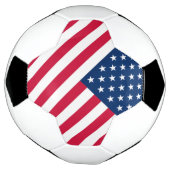 Patriottisch Amerikaans Vlag Voetbal (Gedraaid)