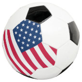 Patriottisch Amerikaans Vlag Voetbal (Drie kwart)