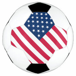 Patriottisch Amerikaans Vlag Voetbal