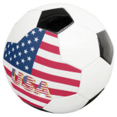 Patriottisch Amerikaans Vlag Voetbal Verenigde Sta (Drie kwart)