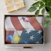 Patriottisch Amerikaans Vlag Weefselpapier Tissuepapier (Geschenk)