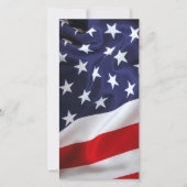 Patriottisch Amerikaans vlaggegebied Memorial Fune (Voorkant)