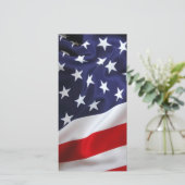 Patriottisch Amerikaans vlaggegebied Memorial Fune (Staand voorkant)