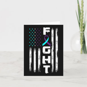 Patriottisch Amerikaans vlaggen - Zelfmoordprevent Kaart
