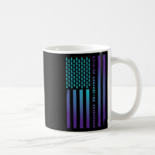 Patriottisch Amerikaans vlaggen - Zelfmoordprevent Koffiemok