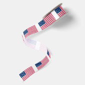 Patriottisch Amerikaans Vlaggenlint Satijnen Lint (Achterkant)