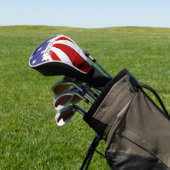 Patriottisch Amerikaans vlaggenschip Golfheadcover (Insitu)