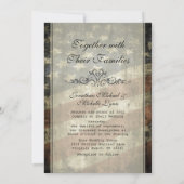  Patriottisch Amerikaans vlaghuwelijk Kaart (Achterkant)