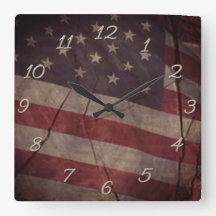 Patriottisch Amerikaans vlagsegment over bijtend g