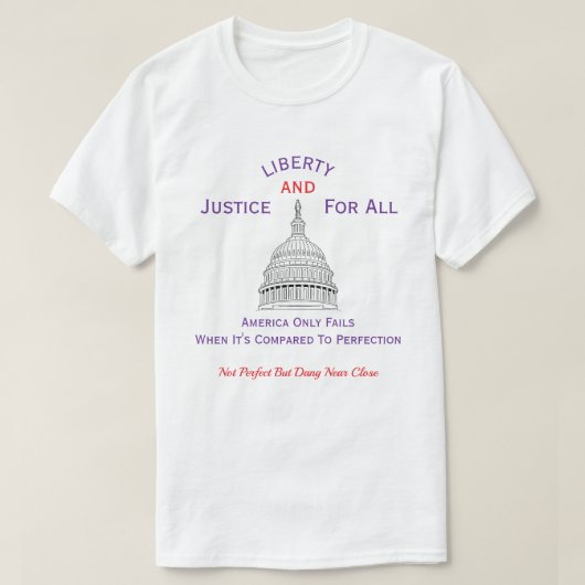 Patriottisch Amerikaanse (3c) T-shirt (Design voorkant)