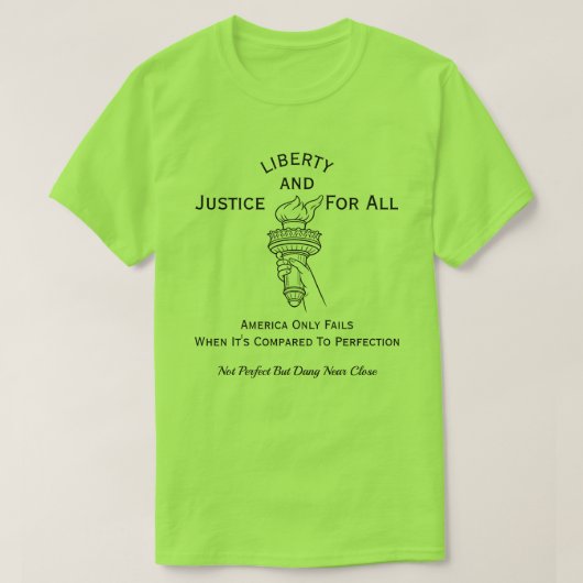 Patriottisch Amerikaanse (3e) T-shirt (Design voorkant)