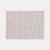 Patriottisch Amerikaanse sterrenpatroon Fleece Deken (Voorkant (Horizontaal))
