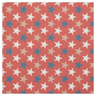 Patriottisch Amerikaanse sterrenpatroon Stof