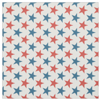 Patriottisch Amerikaanse sterrenpatroon Stof