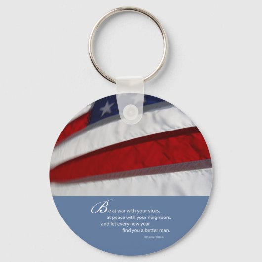 Patriottisch, Amerikaanse vlag Sleutelhanger (Voorkant)
