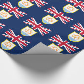 Patriottisch Anguilla Vlag Inpakpapier (Hoek)