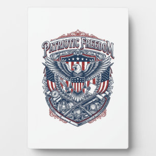 Patriottisch Antiek Verzamelaar Vector Grafische T Fotoplaat