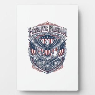Patriottisch Antiek Verzamelaar Vector Grafische T Fotoplaat