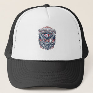 Patriottisch Antiek Verzamelaar Vector Grafische T Trucker Pet