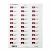 Patriottisch | ANTIGUA BARBUDA Flag Etiket (Full Sheet)