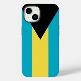 Patriottisch Apple Hoesje-Mate, Bahamas vlag Hoesj Case-Mate iPhone 14 Hoesje