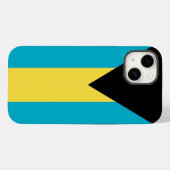 Patriottisch Apple Hoesje-Mate, Bahamas vlag Hoesj Case-Mate iPhone Case (Achterkant (horizontaal))