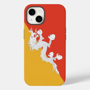 Patriottisch Apple Hoesje-Mate, Bhutan Flag Hoesje