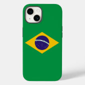 Patriottisch Apple Hoesje-Mate, Braziliaans Hoesje (Achterkant)