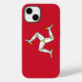 Patriottisch Apple Hoesje-Mate, eiland of Man flag Case-Mate iPhone 14 Hoesje