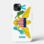 Patriottisch Apple Hoesje-Mate, Maagdeneilanden Case-Mate iPhone Case (Achterkant)