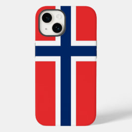 Patriottisch Apple Hoesje-Mate, Noorse vlag Hoesje