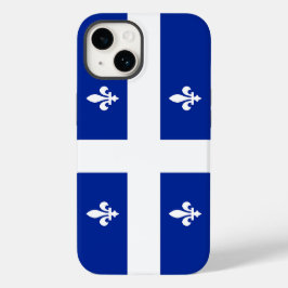 Patriottisch Apple Hoesje-Mate, Quebec vlag Hoesje