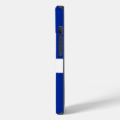 Patriottisch Apple Hoesje-Mate, Quebec vlag Hoesje (Achterkant / Links)