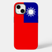 Patriottisch Apple Hoesje-Mate, Taiwan vlag Hoesje (Achterkant)