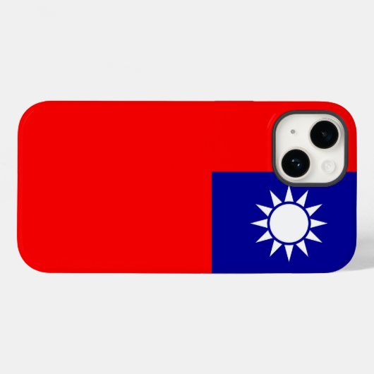 Patriottisch Apple Hoesje-Mate, Taiwan vlag Hoesje (Achterkant (horizontaal))