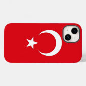 Patriottisch Apple Hoesje-Mate, Turkije vlag Hoesj Case-Mate iPhone Case (Achterkant (horizontaal))