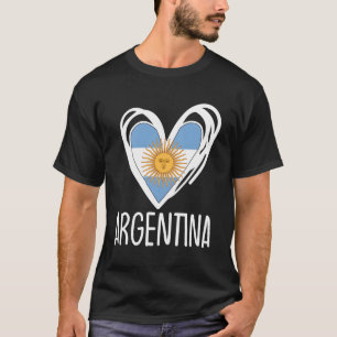 Patriottisch Argentinië De Argentijnse Vlag T-shirt