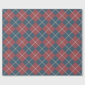 Patriottisch argyle-omslagpapier cadeaupapier (Vlak)