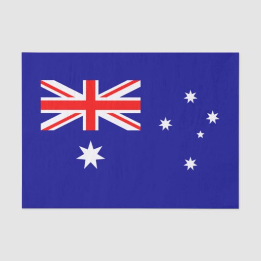 Patriottisch Australisch Vlag Tissuepapier (Voorkant)