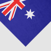 Patriottisch Australisch vlaggenstaatpapier Tissuepapier (Detail)