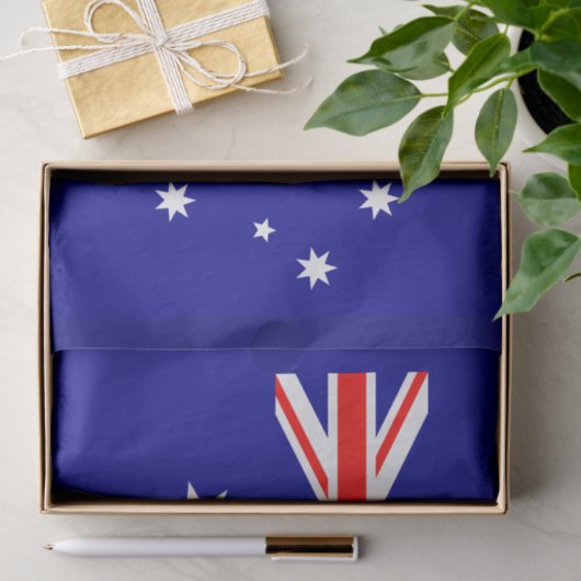 Patriottisch Australisch vlaggenstaatpapier Tissuepapier (Geschenk)