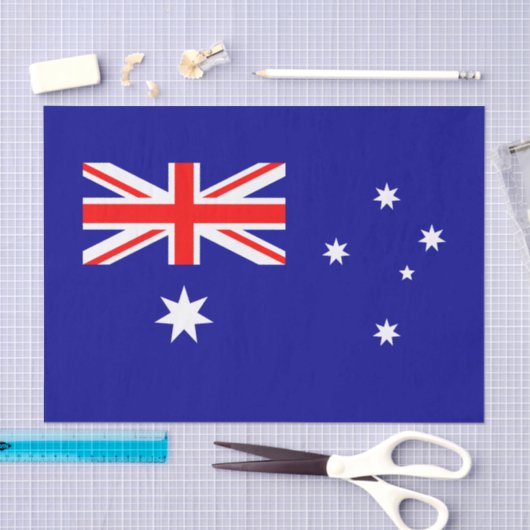 Patriottisch Australisch vlaggenstaatpapier Tissuepapier (Craft)