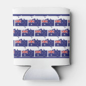 patriottisch | AUSTRALISCHE VLAG | Aussie kaart ov Blikjeskoeler (Achterkant)