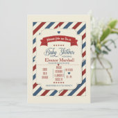 Patriottisch Baby shower Kaart (Staand voorkant)