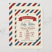 Patriottisch Baby shower Kaart (Voorkant / Achterkant)