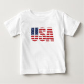 Patriottisch Baby T-shirt (Voorkant)