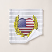 Patriottisch Bad Handdoek (Wasdoekje)