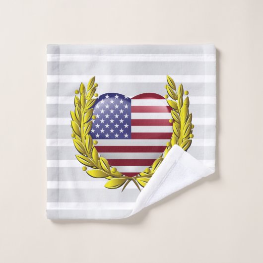 Patriottisch Bad Handdoek (Wasdoekje)